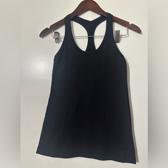 Lululemon Cool Racerback REGULAR Length Black Size 8 - Picture 3 of 6